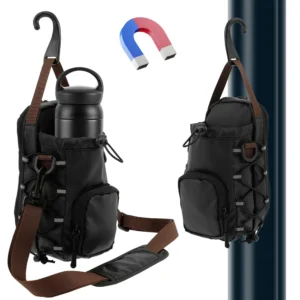Magnetic Gym Chest Pouch with Bottle Holder